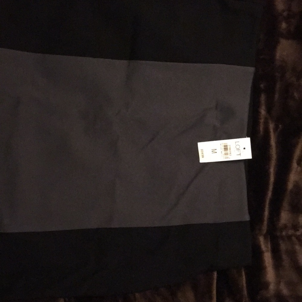 Black and Grey Fitted Skirt Never Worn